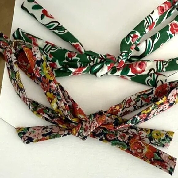 NEW Sezane Floral Fabric Bracelets - Picture 3 of 4